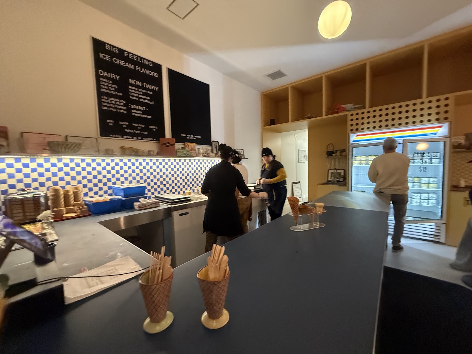 Big Feeling ice cream parlor interior