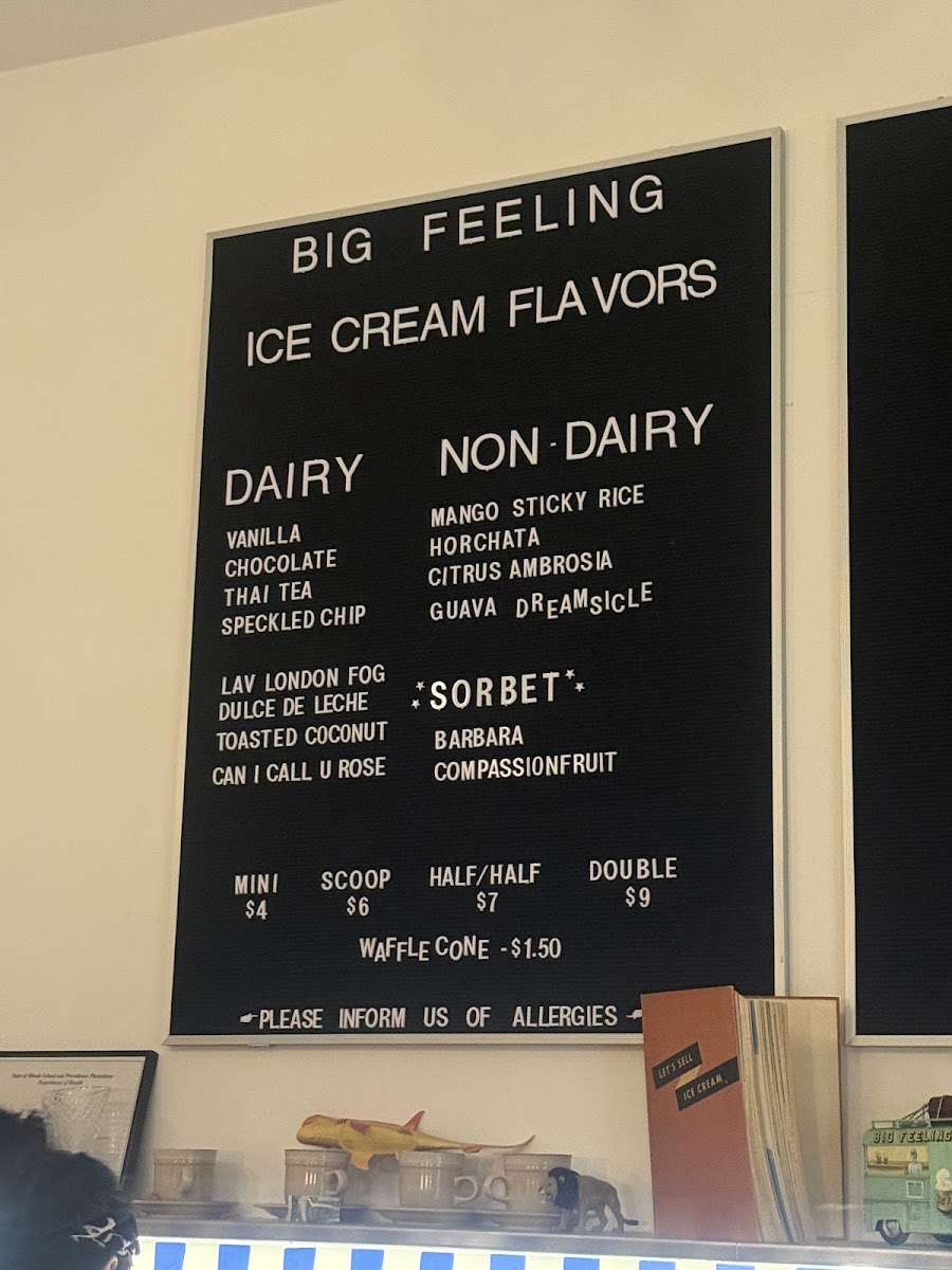 Big Feeling branded pints